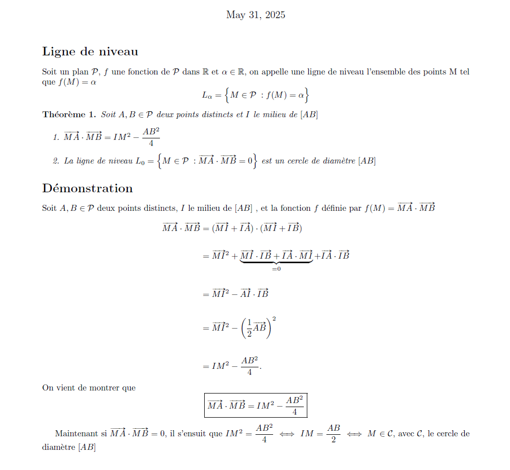 Cours de mathématiques en ligne
